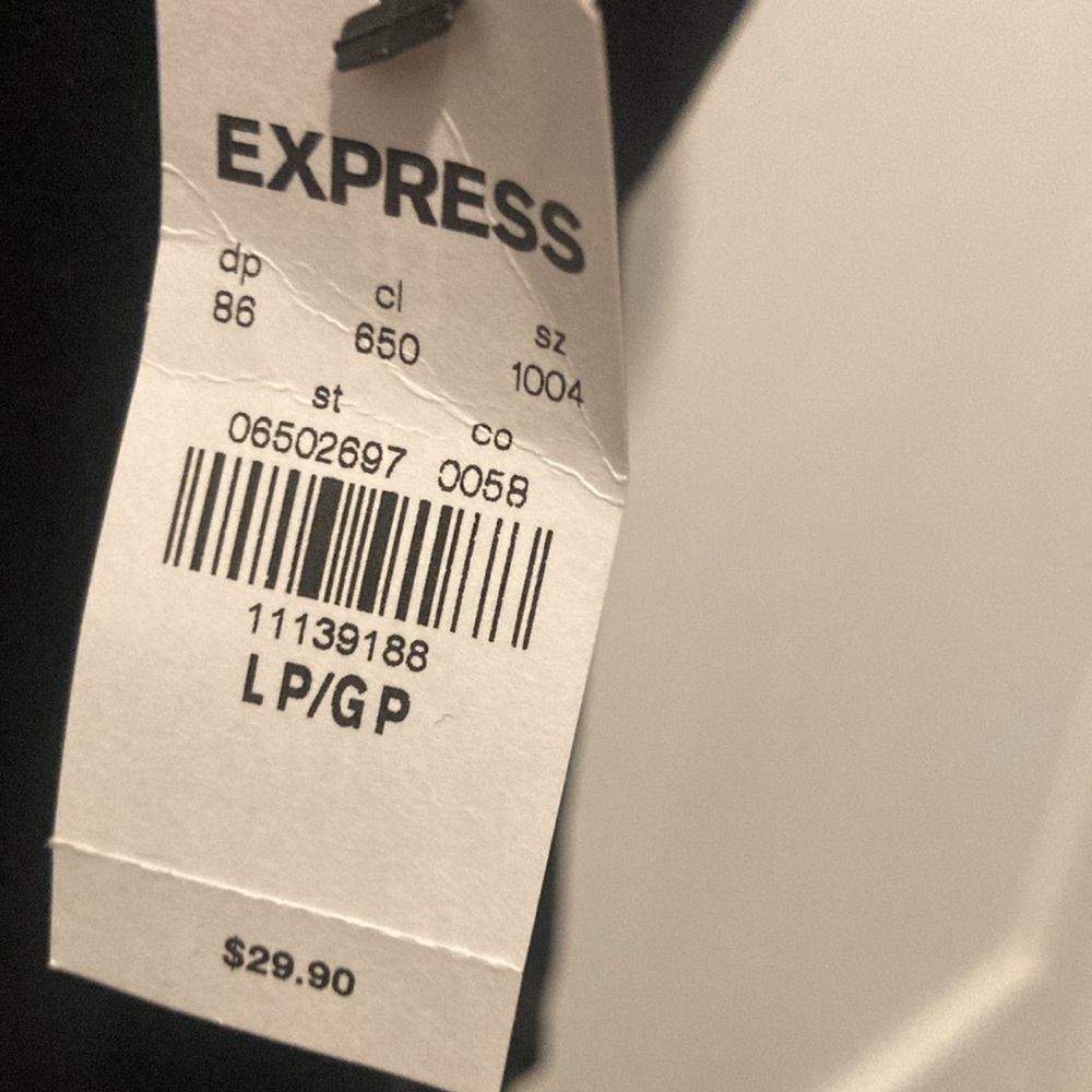 Express black women’s petite large NWT bodysuit - Picture 7 of 7